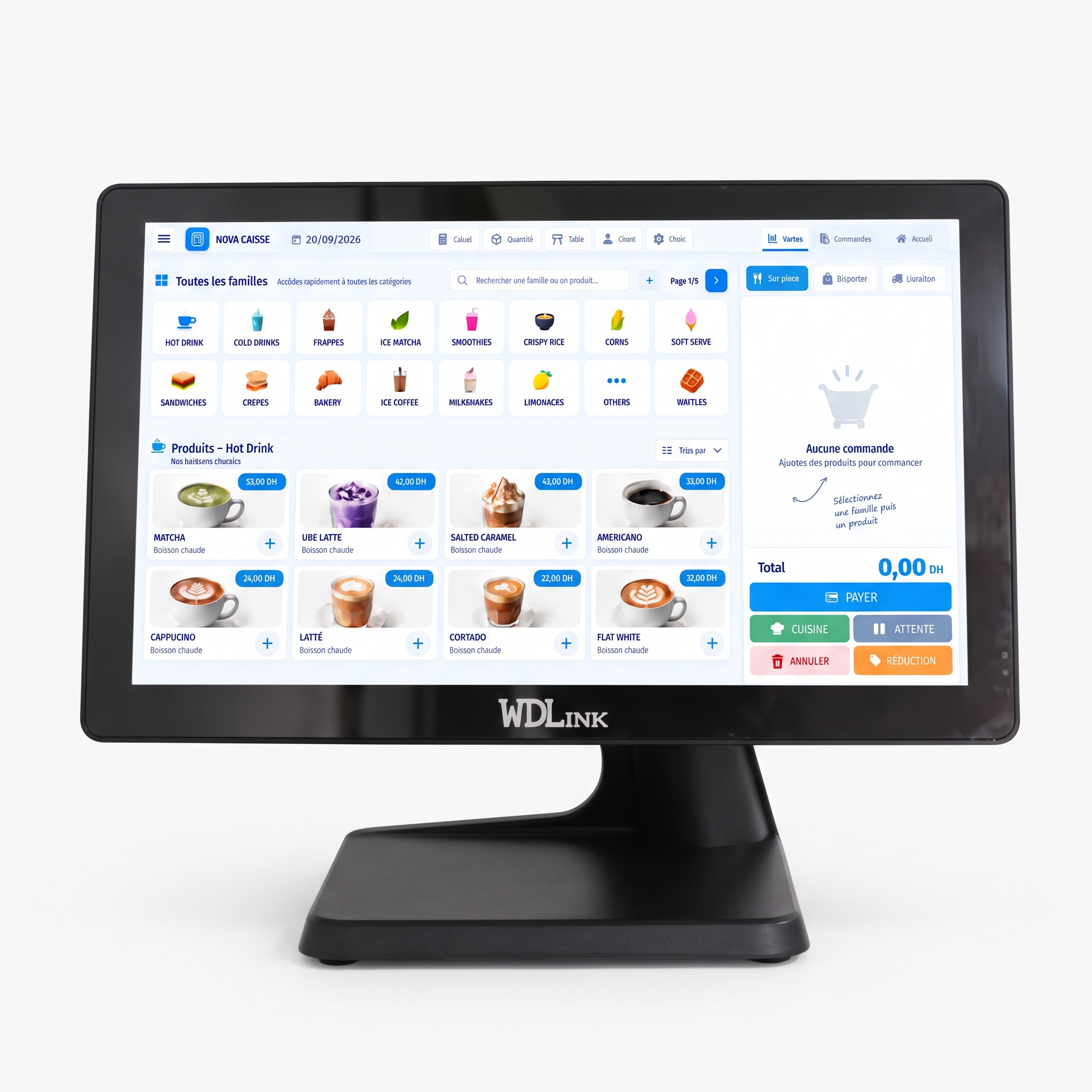 Caisse All-in-One WDLink Core i3– Noir
