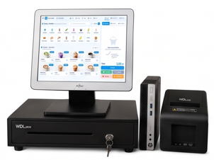 Pack Caisse Écran tactile 15''occasion+ mini unité centrale i5 + imprimante + Tiroir