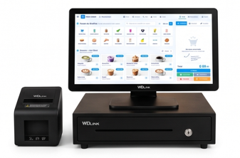 Pack Caisse Écran tactile 17''+ mini unité centrale i5 + imprimante + Tiroir