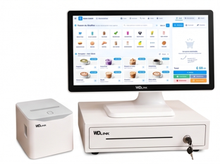 Pack Caisse Tactile i7 imprimante Tiroir Blanc