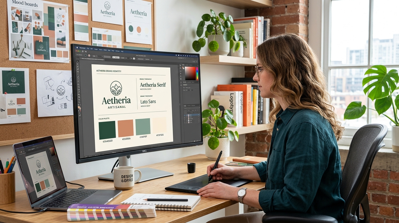 Création identité visuelle et branding